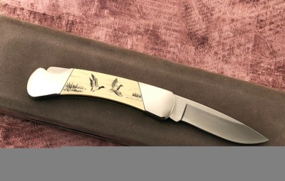 Buck 500 Scrimshaw