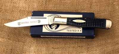 Case Classic Blue Bone Coke Bottle Folding Hunter