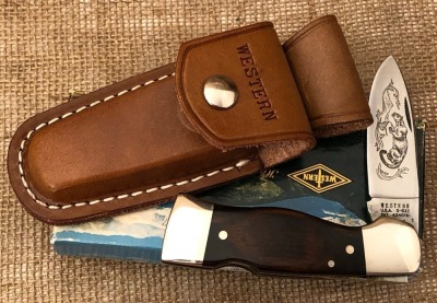 Western USA 8-532 Wood Lockback