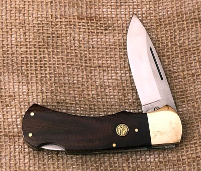 Falcon Sandvik Micarta Lockback