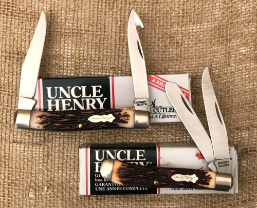 Pair of Schrade Uncle Henry USA