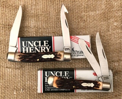 Pair of Schrade Uncle Henry USA