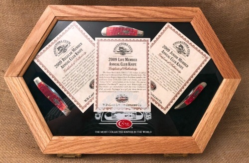 Case 2009 Life Member Annual Club Knife Set