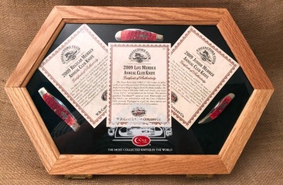 Case 2009 Life Member Annual Club Knife Set