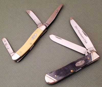 Case 3318 and Presidents Knife Trapper