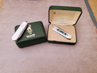 Two Swiss Army Commemorative For 1996 Olympics in Atlanta GA