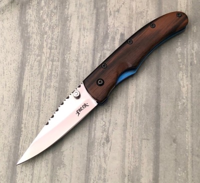 Ralph Freer Handmade Wood Handle Locking liner