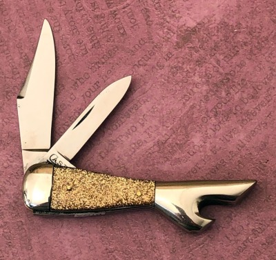 Case Tested Gold Flake Lady Leg - 2