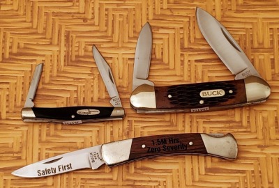 Trio of Buck Folders
