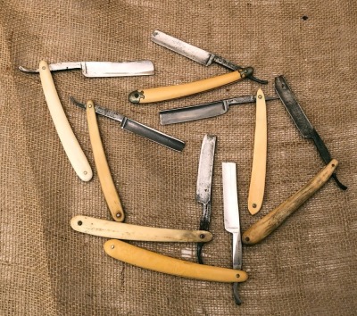 Group of Seven vintage Straight Razors