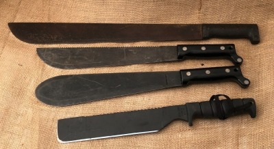 3 Ontario Machetes Plus 1