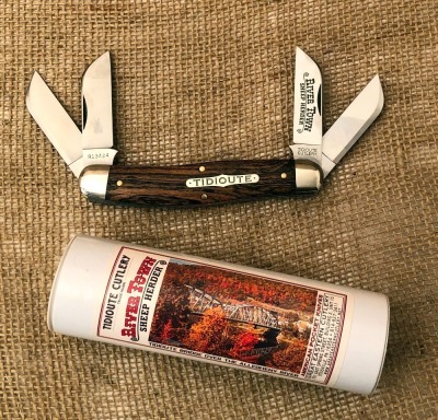 GEC Tidioute Cutlery 913424 Mexican Bocote Wood River Town Sheep Herder