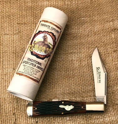 GEC Tidioute Cutlery 971119 Jigged Brazilian Cherry Beaver Tail