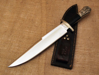 Ralph Turnbull Handmade Coffin Pommel Bowie