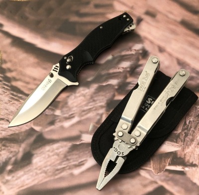 SOG Vulcan and Power Plier Multitook