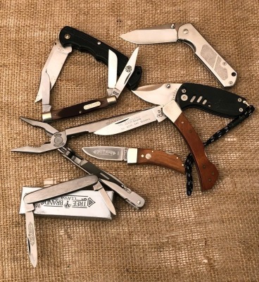 Eight Knives, Schrade, Boker, Buck and More