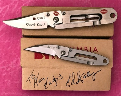 2 CRKT: Autographed Kiss and Peck