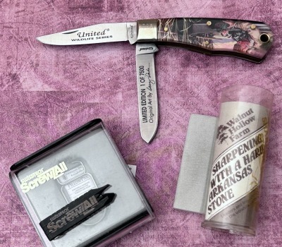 United Bullet Trapper, Swisstech Screw All and a Sharpening Stone