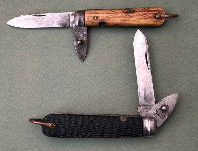 Pair of Two Blade Jacks With Tin opener
