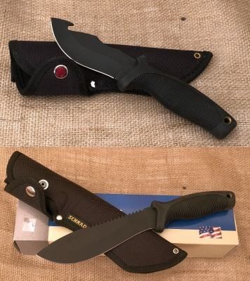Pair of Schrade Fixed Blades