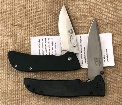 EDI and a R.E.K.A.T. G-10 Locking Liners,