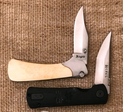 Rigid Bone and CRKT Micarta Folders