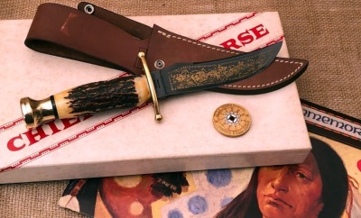 Case Chief Crazy Horse Commemorative Hunter