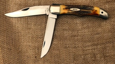 Case 10 Dot Stag Folding Hunter 5265SAB