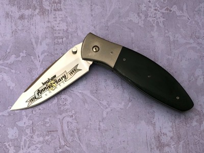 Kershaw 25th Anniversary Black Micarta Assisted Open Locking Liner