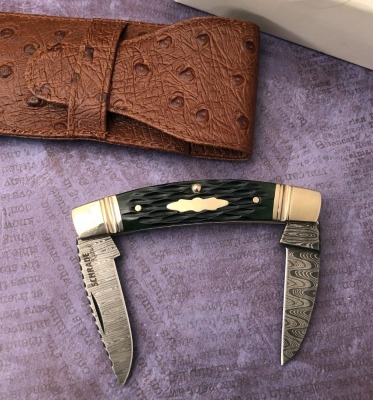 Schrade Joe Kious Reverse Damascus Congress