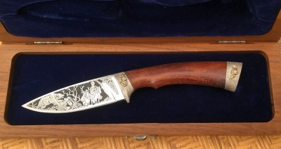 NRA Etched Drop Point Hunter