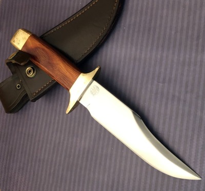 Smith & Wesson 1652 Wood Handle Bowie