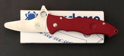 Spyderco Red Gunting Trainer* MultiPar bidding. See Lot 450 for details