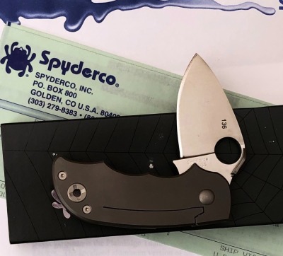 Spyderco Titanium Salsa* MultiPar bidding. See Lot 450 for details