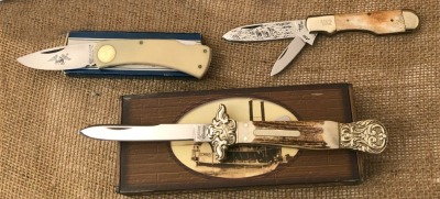 3 Folders: American Blade, Schrade Classic and Star Work horse