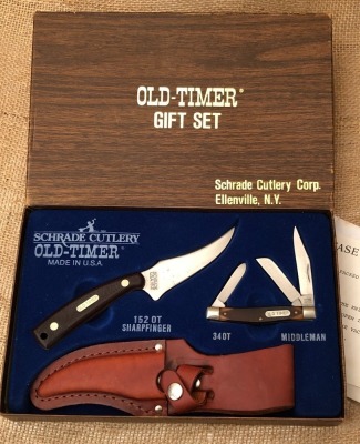 Schrade USA Old Timer Gift Set