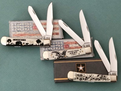 3 Case White Bone with Scrim Trappers