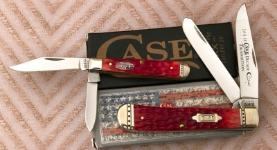 Two Case Dark Red Bone: 6254ss & 6225 1/2ss