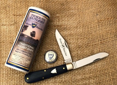 GEC 391224 Blue Linen Micarta Horse Rancher Jack