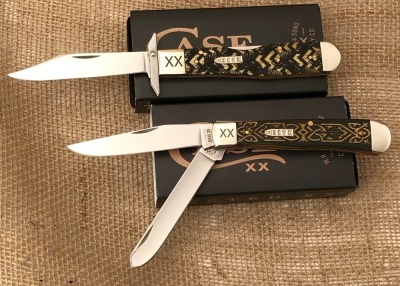 Case Laser Cut Bone Cheetah and Trapper