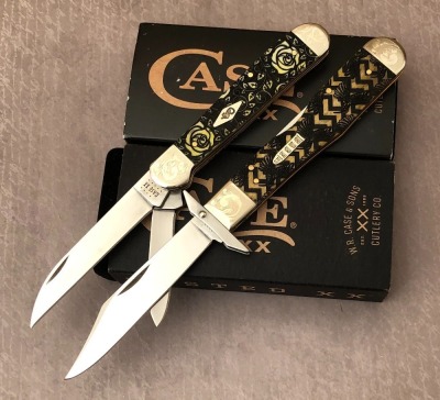 Case Laser Cut Bone Cheetah and Copperhead