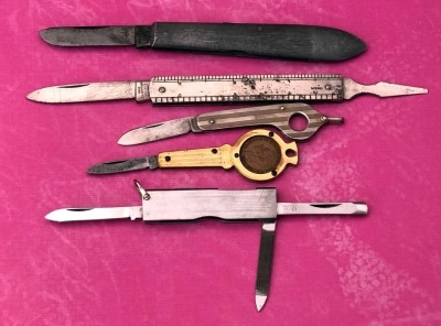 Five Unique Vintage Folders