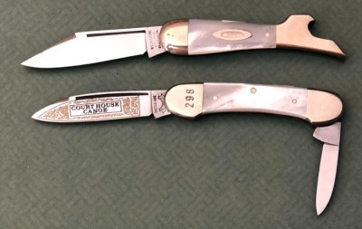 Case Pearl Lady Leg and a Pearl Battle Axe Canoe