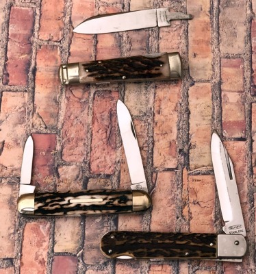 Three Stag Handle; Napanoch, HFL, and Mikov