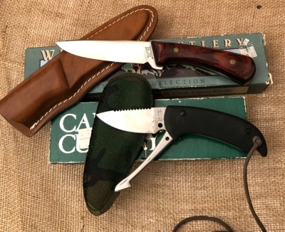 Western and a Calmont Fixed Blades