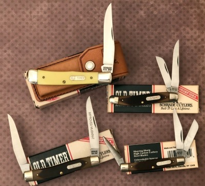Four Schrade USA Old Timers