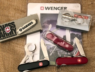 Four Swiss Army Knives