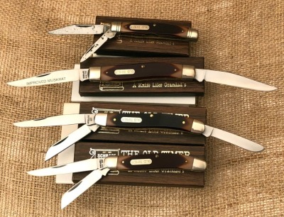 Four Schrade USA Old Timers