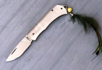 Handmade Pearl Slipjoint