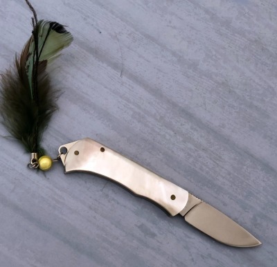 Handmade Pearl Slipjoint - 2